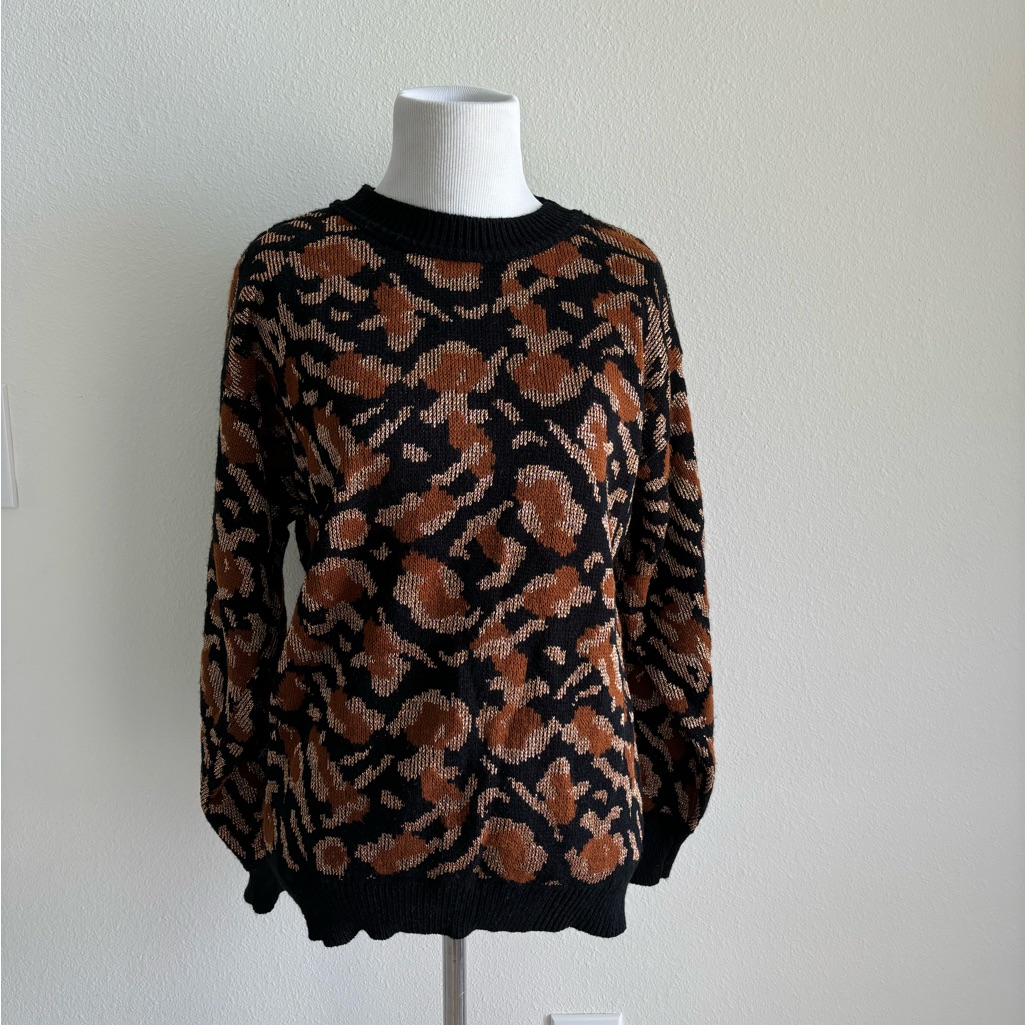 Vintage Cheetah Sweater Size S